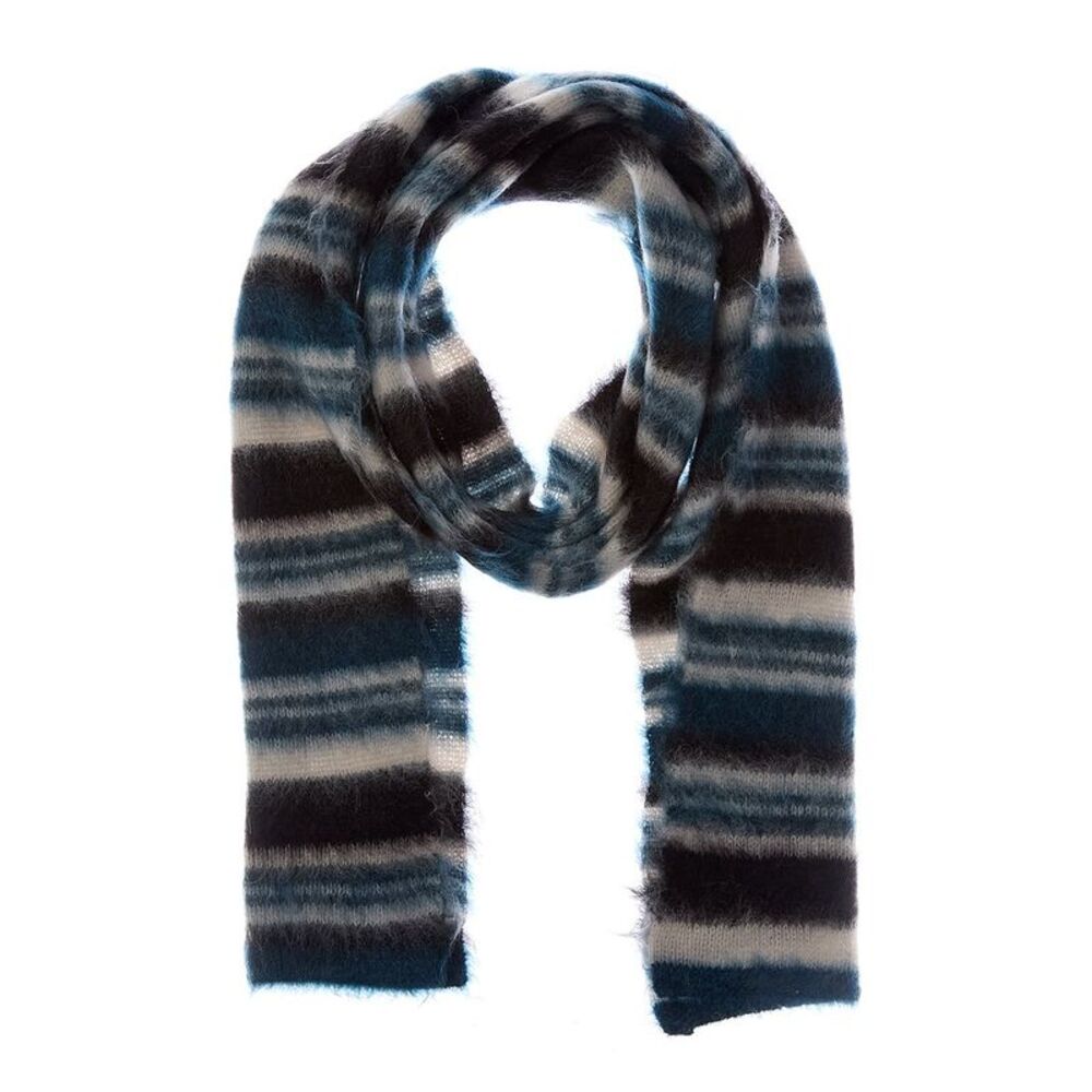 Isabel Marant Duke Mohair & Wool-Blend Scarf, Blue